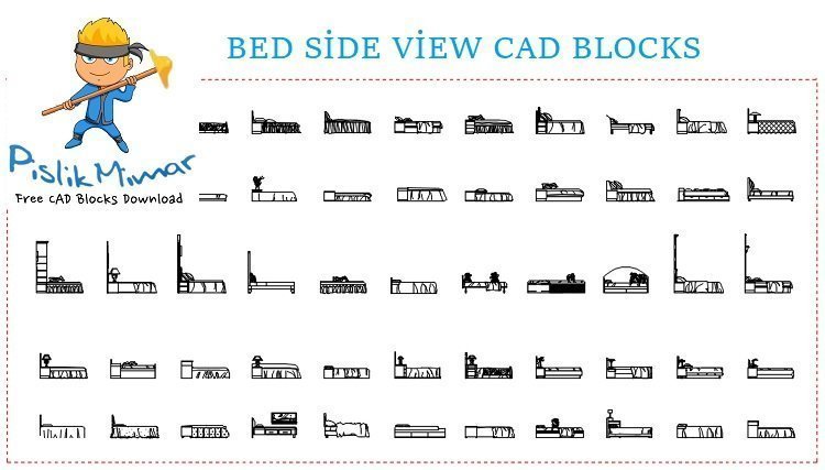 bed side view dwg