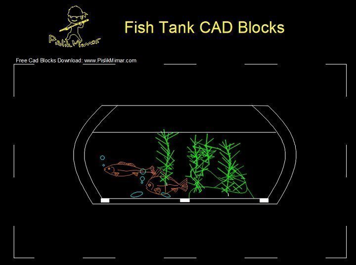 fish tank cad blocks