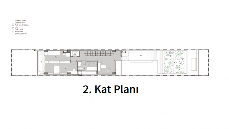 Opening Row House 2. Kat Planı