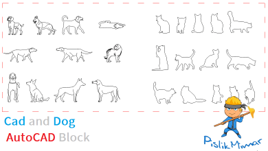 Kedi dwg, Köpek dwg