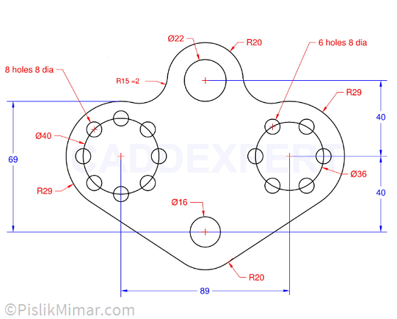 autocad makine cizimleri