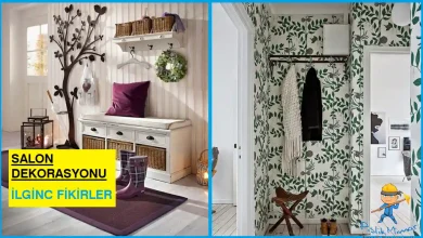 salon dekorasyonu ilginç fikirler