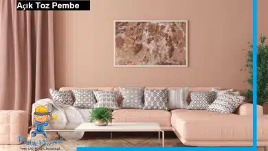 açık toz pembe