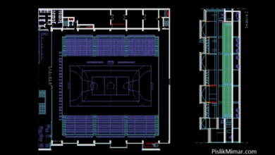 kapalı spor salonu projesi