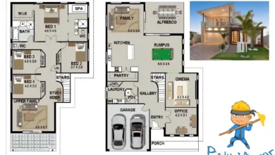 2 katlı ev planları