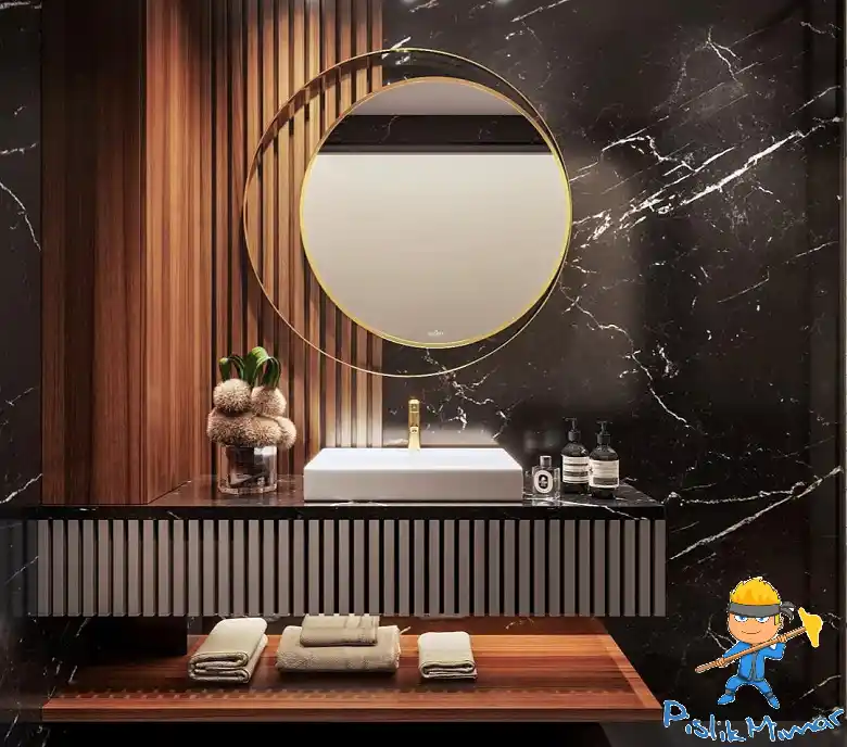 banyo ayna dekorasyonu