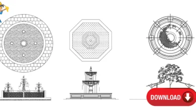 autocad sus havuzu dwg, cad blocks download