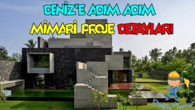 denize adım adım projesi, mimari villa projesi