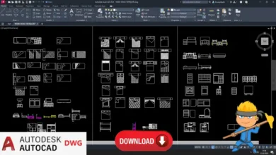 yatak odası tefrişleri, autocad cad blocks