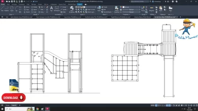 Çocuk Oyun Alanı dwg, dwg indir, Children's Playground dws, dws download