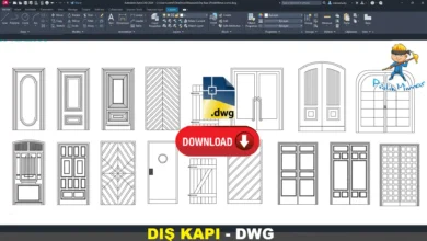 Dış kapı dwg, Exterior Door DWG, Puerta exterior DWG, Porte extérieure DWG, Porta esterna DWG, 外部ドア DWG, Porta externa DWG, 外门 DWG
