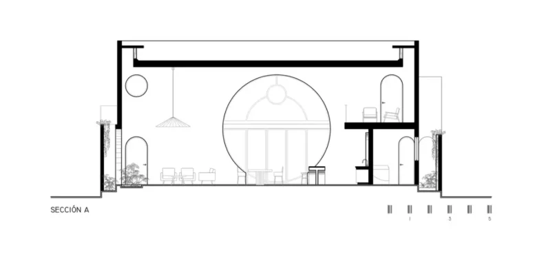 Eclipse House görünüş çizimi