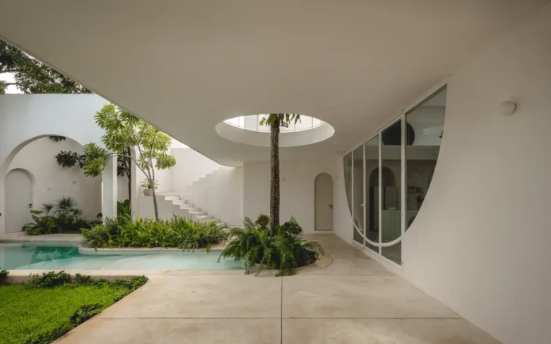Eclipse House projesi havuz tasarımı