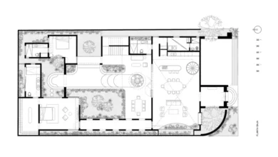 Eclipse House projesi mimari çizimi