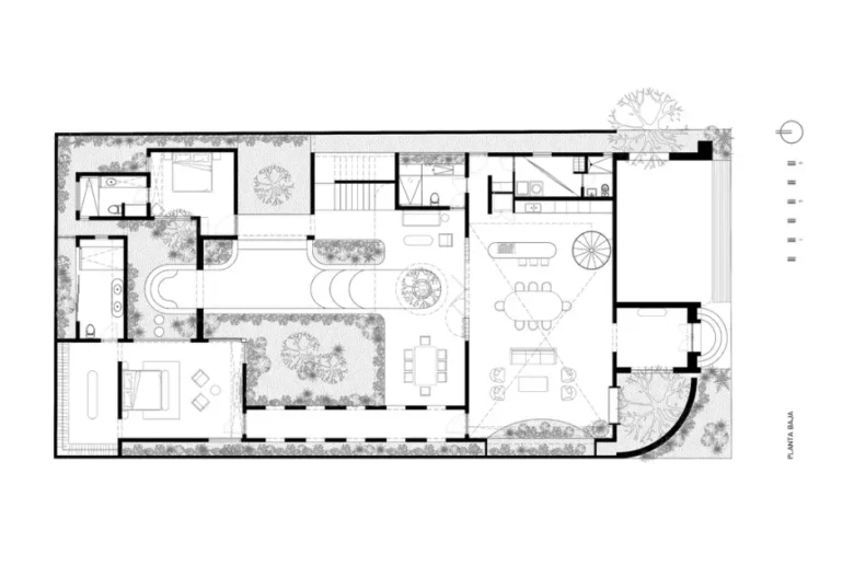 Eclipse House projesi mimari çizimi