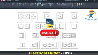 Elektrik Prizi dwg, Electrical Outlet DWG, Toma de corriente DWG, Prise électrique DWG, Presa elettrica DWG, コンセント DWG, Tomada elétrica DWG, 电源插座 DWG