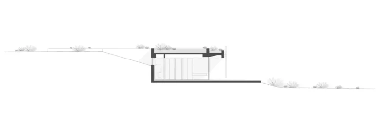 Euthea Residence villa projesi kesit çizimi
