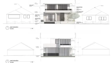 Five Dock House görünüş çizimi