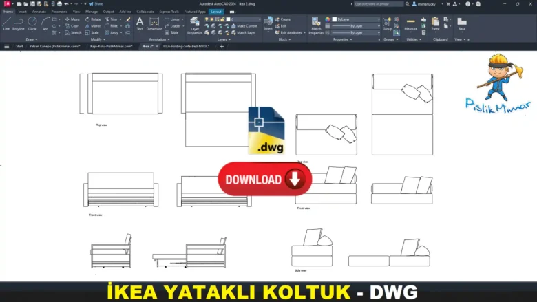 İkea yataklı koltuk