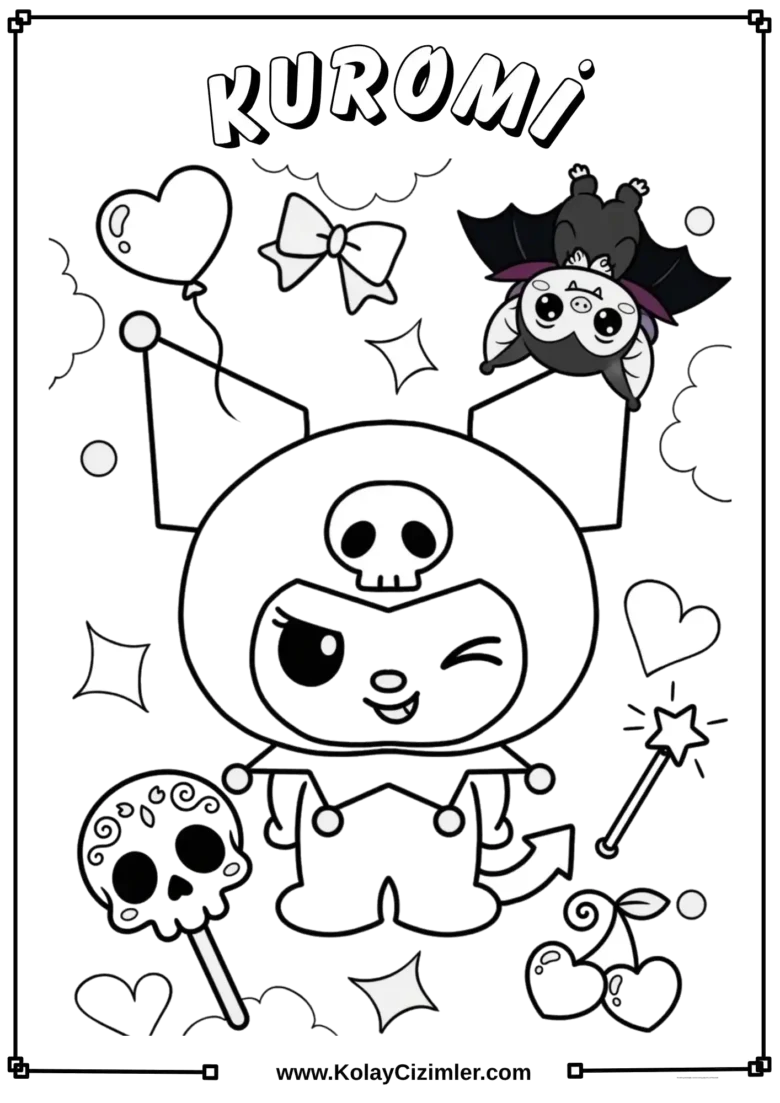 Kuromi Boyama Renkli