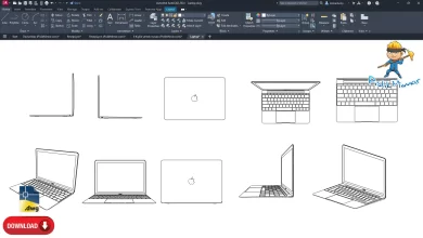 Laptop dwg