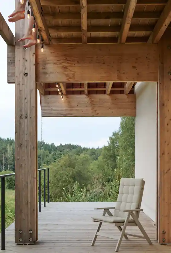 Masurian House ahşap villa projesi 8