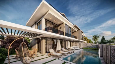 Modern Bahçeli Villa modelleri