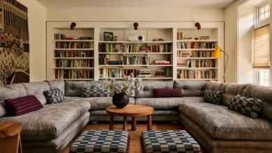 Neo Tudor salon dekorasyonu