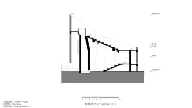 Prairie Ark ve Nomad’s Beacon Tower kesit çizimi