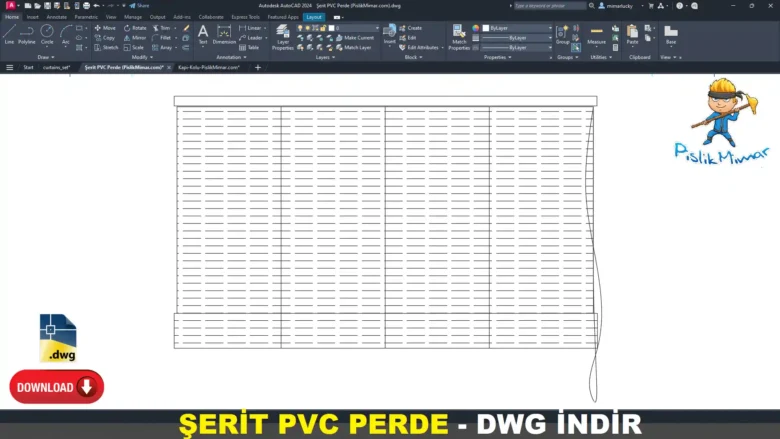 Şerit PVC Perde dwg, PVC Strip Curtain DWG, Cortina de tiras PVC DWG, Rideau à lanières PVC DWG, Tenda a strisce PVC DWG, PVCストリップカーテン DWG, Cortina de tiras PVC DWG, PVC条帘 DWG
