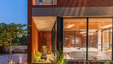 The Brick Veil House projesi cephe tasarımı