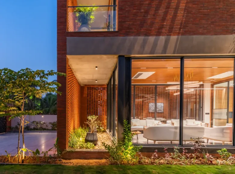 The Brick Veil House projesi cephe tasarımı