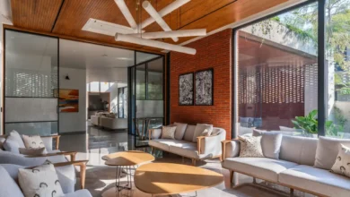 The Brick Veil House projesi salon
