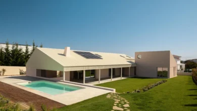 The Porch House konut projesi peyzaj