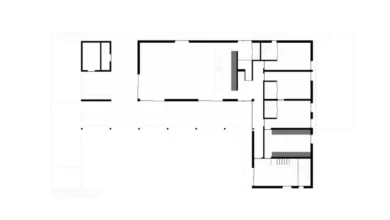 The Porch House konut projesi plan çizimi