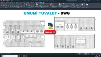Umumi tuvalet dwg, Public Toilet DWG, Baño público DWG, Toilettes publiques DWG, Toilette pubbliche DWG, 公衆トイレ DWG, Banheiro público DWG, 公共厕所 DWG