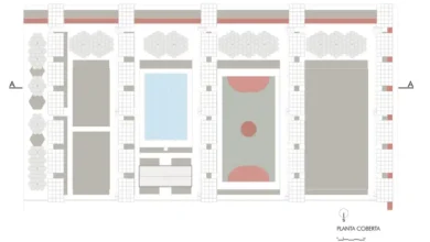 UniLeao Sports Center vaziyet plani