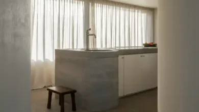 Villa Nouvelle Vague villa projesi mutfak alanı
