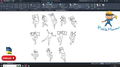 Yatan İnsan dwg çizimi, Lying Person DWG, autocad cad blocks