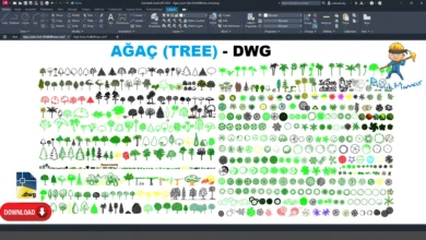 ağaç dwg, Tree DWG, Árbol DWG, Arbre DWG, Albero DWG, 木 DWG, Árvore DWG, 树 DWG