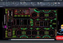 Autocad Anaokulu projesi