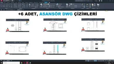asansör dwg