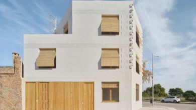 beyaz renk daire cephe tasarımları 3