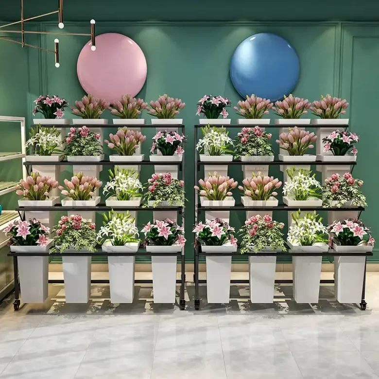 çiçek raf modelleri