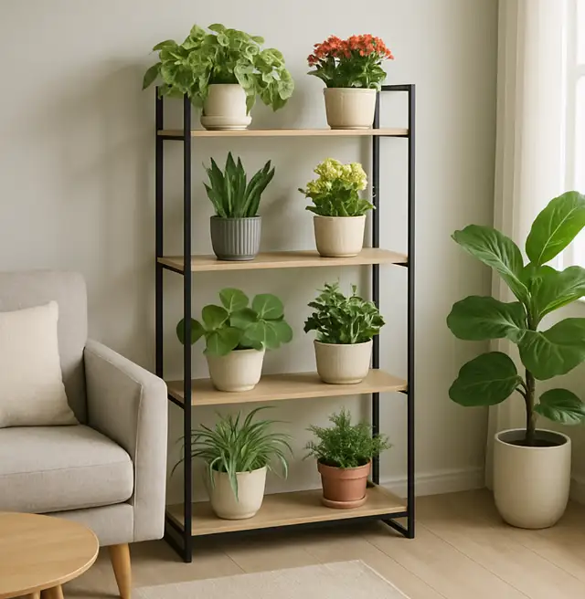 çiçek raf modelleri