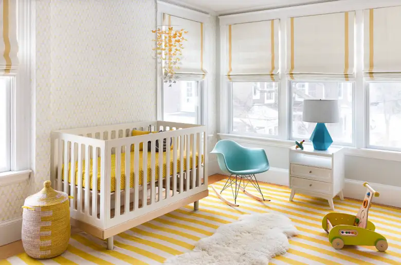 çocuk odası katlamalı perde