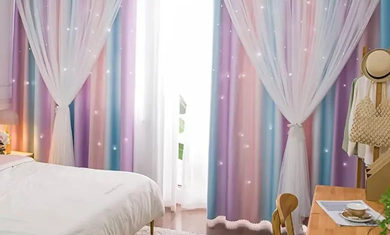 çocuk odası tül perde
