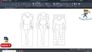 güneşlenen insan dwg, Sunbathing Person dwg, autocad drawing