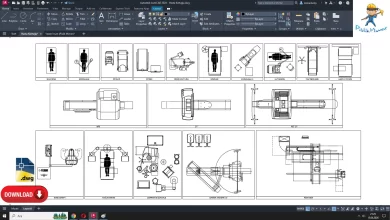 hasta yatağı dwg, Hospital Bed dwg