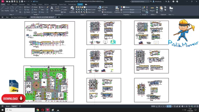 kültür ve gençlik merkezi projesi